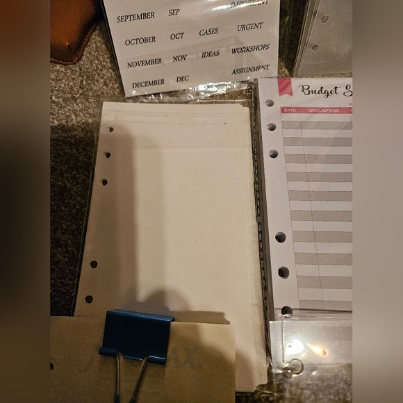 Filofax Personal Size Insert large bundle - Picture 7 of 13